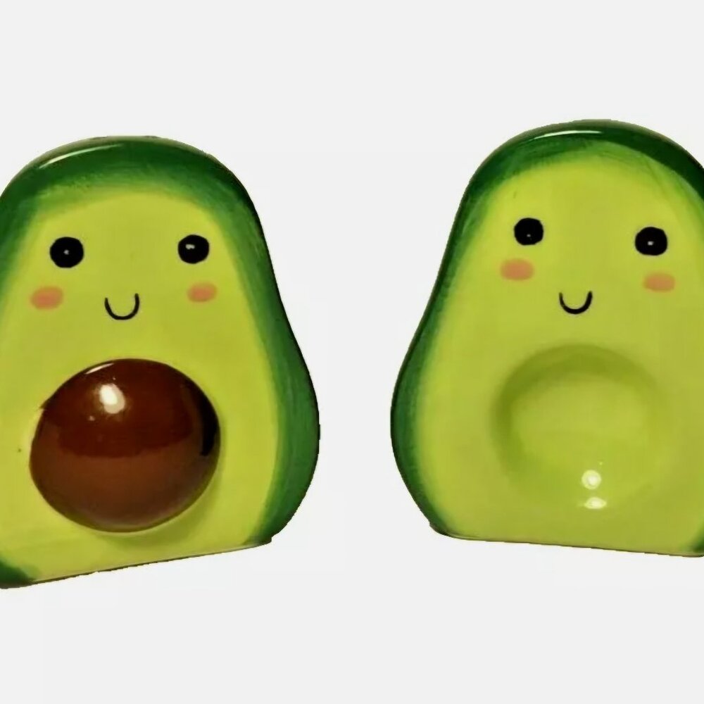 Novelty Avocado Salt & Pepper Shakers